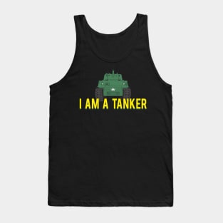 I am a tanker M4 Sherman Tank Top